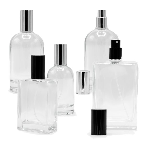 Klassisk enkel parfumeflaske, flere st�rrelser og modeller: