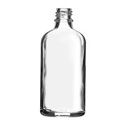 Glas-flaske, DIN18, flere strrelser og farver: