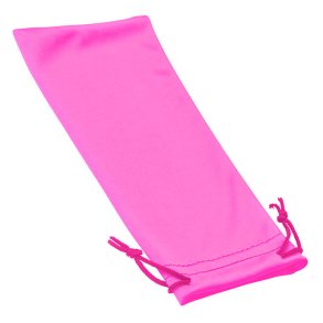 Neonpink mikrofiber-pose, 18 x 8,5 cm