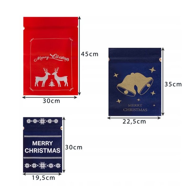 Juleposer, flere varianter og strrelser 