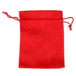 Jutepose rd, snoreluk, 13 x 9,5cm