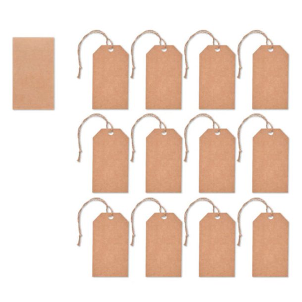 Manillamrker i kraftig karton, 12 stk i ske