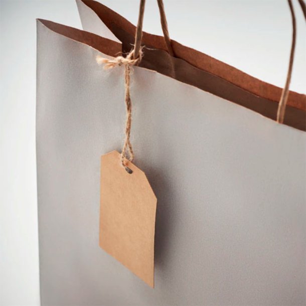 Manillam�rker i kraftig karton, 12 stk i �ske