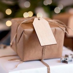 Manillam�rker i tr�, 6 stk i �ske