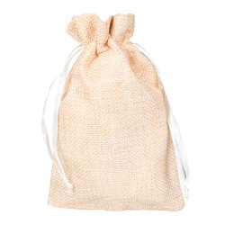 Sm� s�de poser af jute, ca. 14 x 9,5 cm