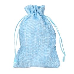 Sm� s�de poser af jute, ca. 14 x 9,5 cm