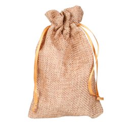 Sm� s�de poser af jute, ca. 14 x 9,5 cm