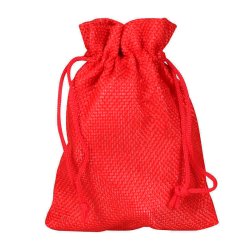 Sm� s�de poser af jute, ca. 14 x 9,5 cm