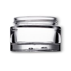 Glas-krukke, klar, 15 ml, flere lgtyper: