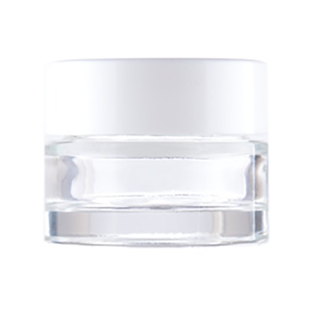 Glas-krukke, klar, 15 ml, flere l�gtyper: