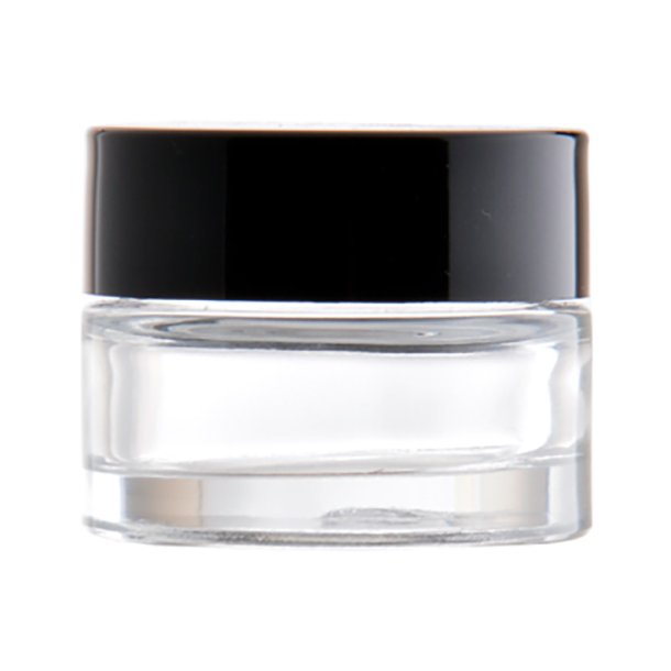 Glas-krukke, klar, 15 ml, flere l�gtyper: