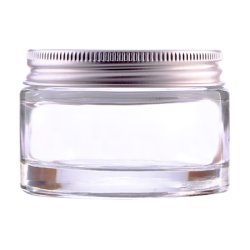 Glas-krukke, klar, 50 ml, flere l�gtyper: