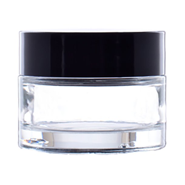 Glas-krukke, klar, 50 ml, flere lgtyper: