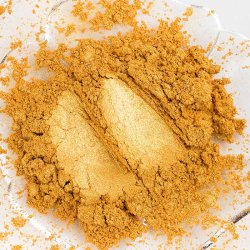Lys guld pigment-farve, 100% naturlig, 3g