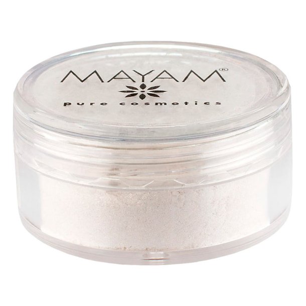 Perle-hvid mineralsk pigment-farve, 100% naturlig, 3g