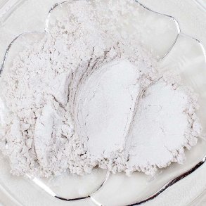 Perle-hvid mineralsk pigment-farve, 100% naturlig, 3g