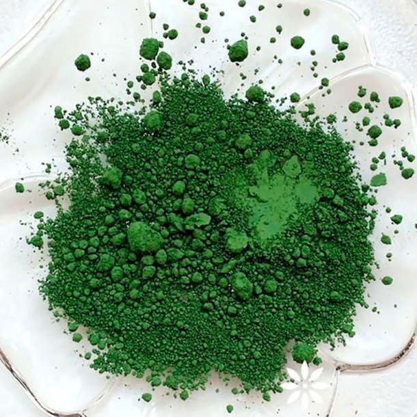 Gr�n oxid-pigmentfarve, 100% naturlig, 3g