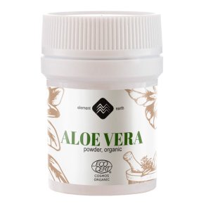 Aloe vera pulver, kologisk, 200 x koncentreret, 100% rent, 10g