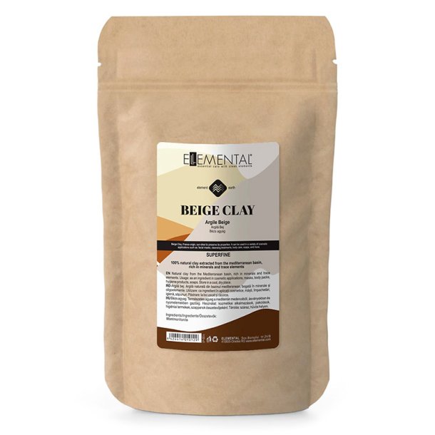 Beige fransk ler, 100% naturligt, 100g