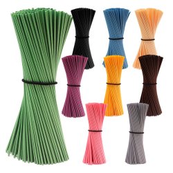 Duftpinde i fiber, 25cm x �3mm, mange farver