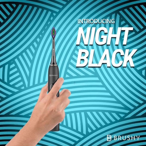 Ultrasonisk m�rkevare-tandb�rste i genbrugsplast