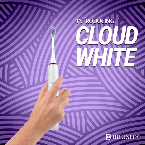 Ultrasonisk m�rkevare-tandb�rste i genbrugsplast