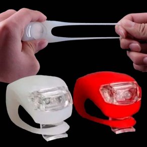 Praktisk cykellygte-st med for- og baglygte