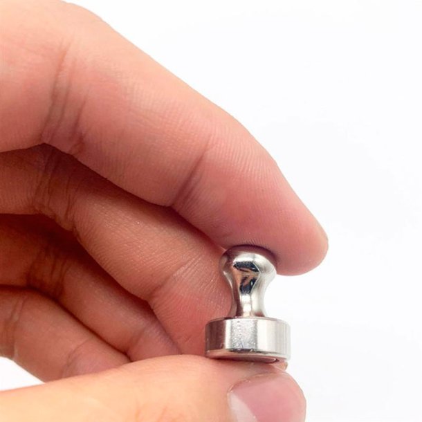 Ekstra-kraftige kleskabsmagneter i enkelt design
