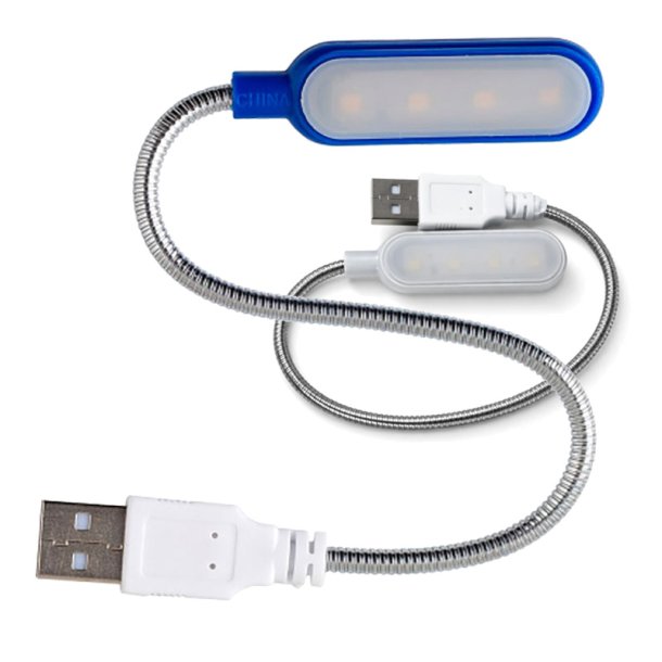 USB-lampe med praktisk svanehals