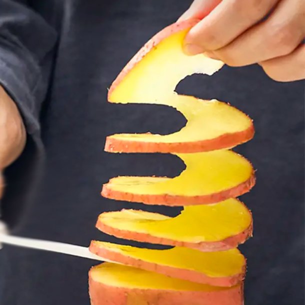 Spiral-slicer til grntsager