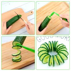 Spiral-slicer til grntsager