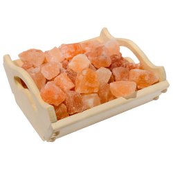 Himalayasalt, kmpe krystaller, pink