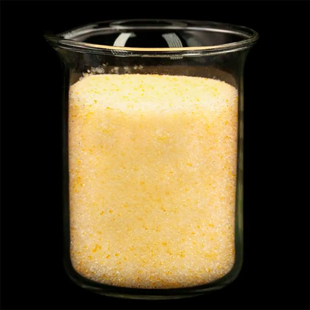 Silica gel sand med farveindikator, partikelst�rrelse 0,2-1 mm, l�s v�gt