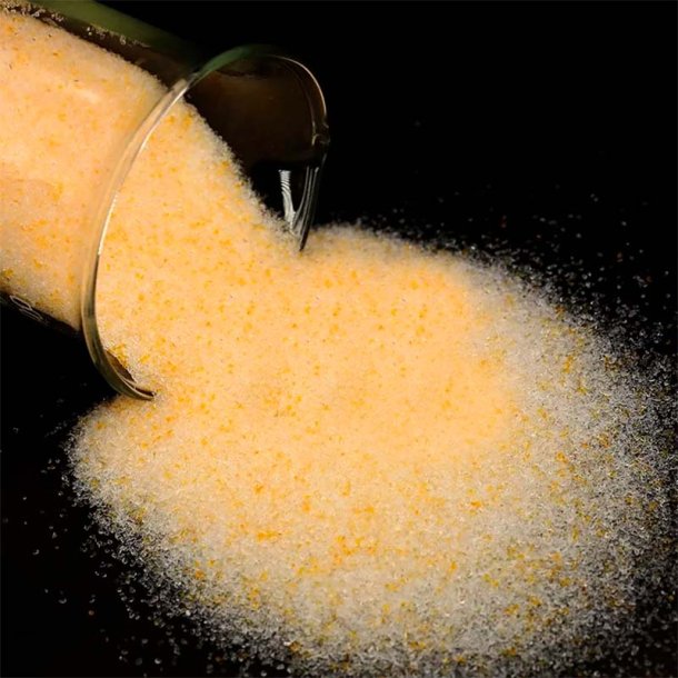 Silica gel sand med farveindikator, partikelst�rrelse 0,2-1 mm, l�s v�gt