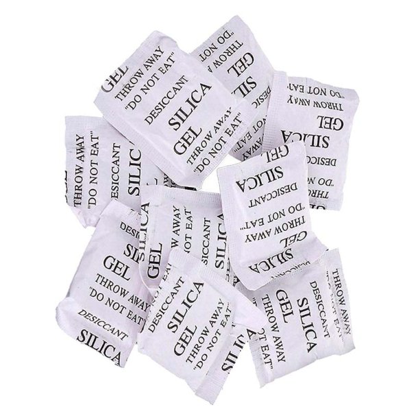 Silica gel, mini-pose, flere strrelser