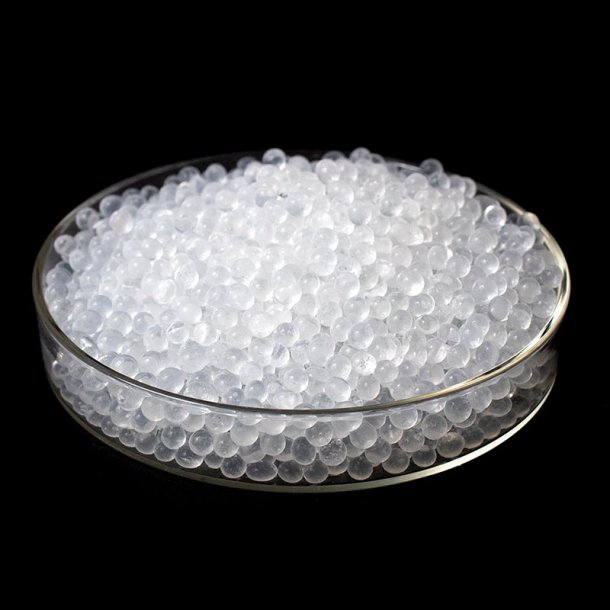 Silica gel i kugler, 3-5 mm, l�s v�gt