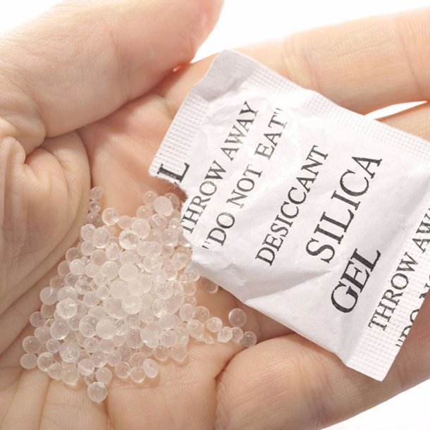 Silica gel, kunststof-pose med 10 gram