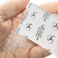 Silica gel, stor pose, flere st�rrelser