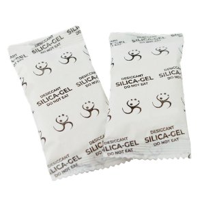 Silica gel, stor pose, flere strrelser