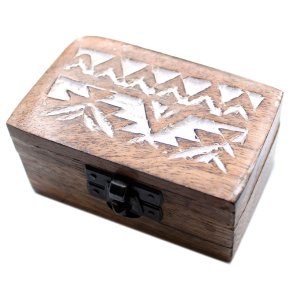 Hndlavet pille-ske af mango-tr, slavisk design