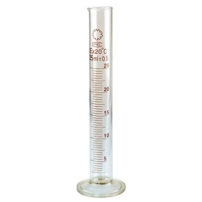 Cylinder-mleglas, 25 ml