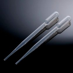 Laboratorie-pipette i bl�d plast, flere st�rrelser