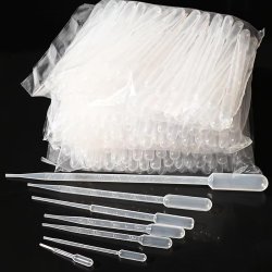 Laboratorie-pipette i bl�d plast, flere st�rrelser