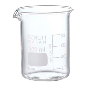 B�gerglas, ildfast borosilikatglas, 100 ml