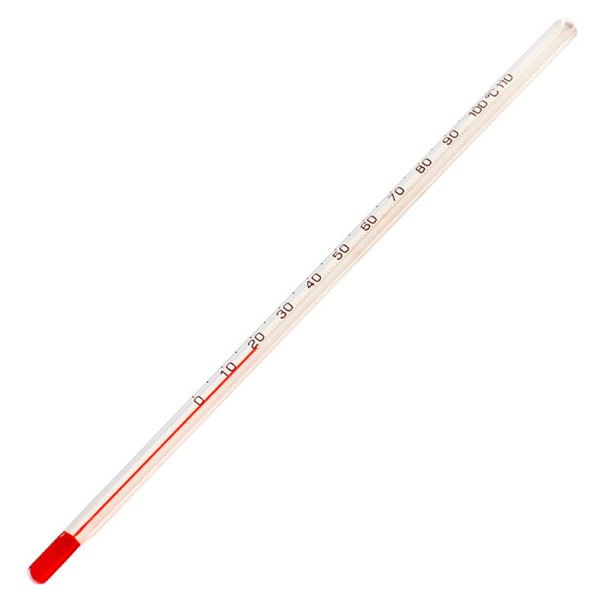 Glastermometer til laboratoriebrug, 0-100 grader