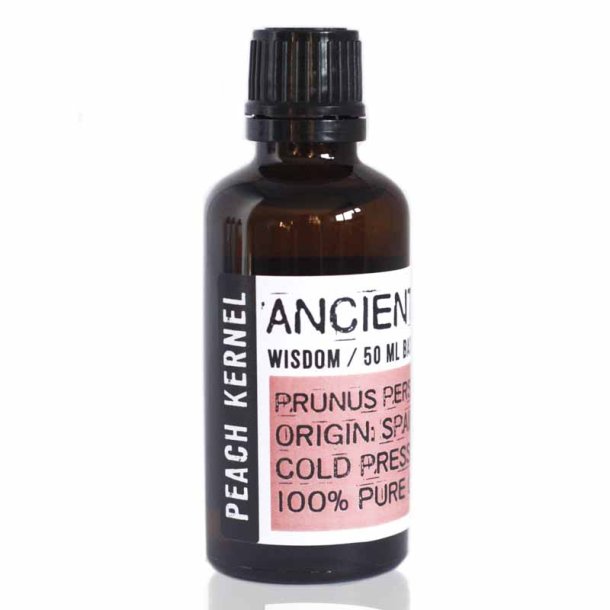 Ferskenkerne-olie (peach kernel), koldpresset, 100 ml