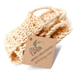 Ryg-skrubber af sisal, 100% naturlig