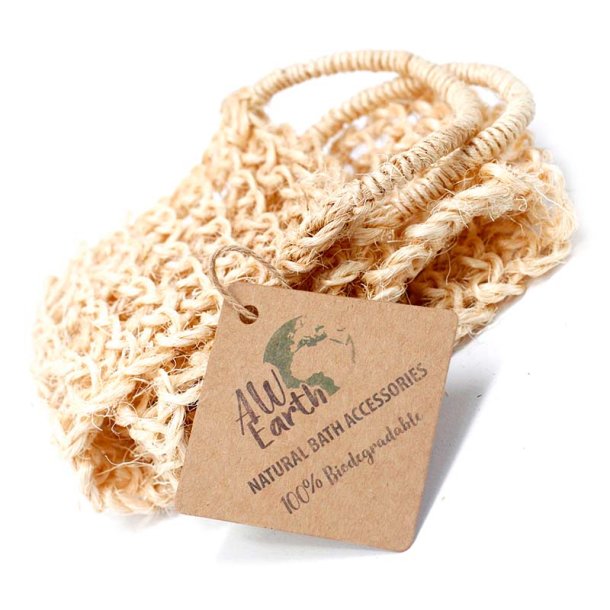 Ryg-skrubber af sisal, 100% naturlig